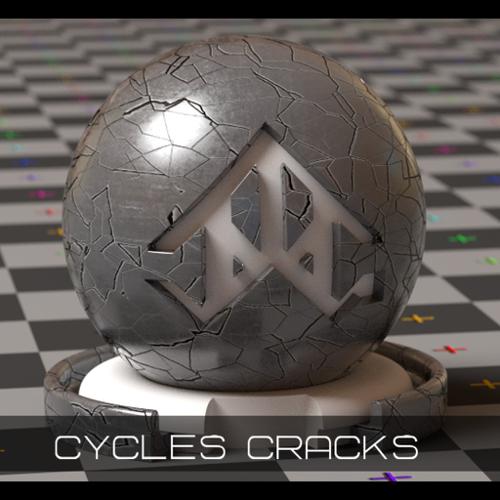 Cycles Procedural Cracks/Scratches with Worn Edges preview image